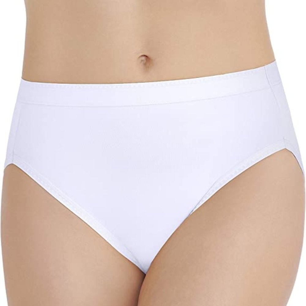 Vanity Fair NWT Star White Comfort Where It Counts Hi Cut Panty 13164 3XL 10